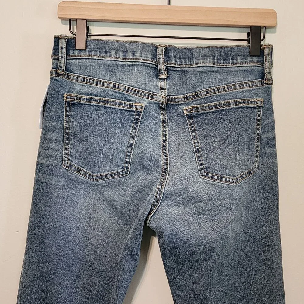 Old Navy boy sz 14 Karate Slim Jeans adjustable waist distressed New